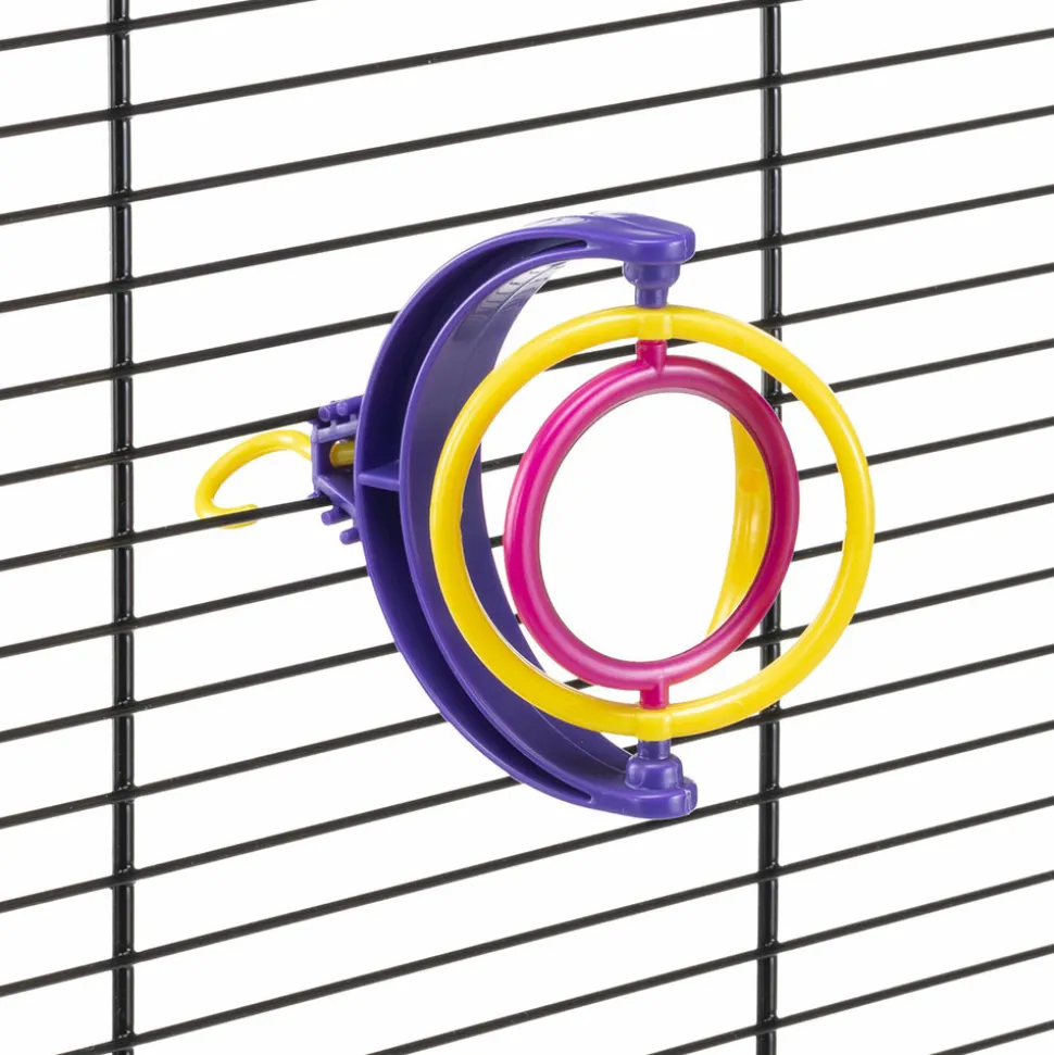 Accessoires pour cages à oiseaux ferplast jouet pa 4212 miroir coloré