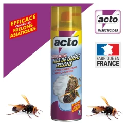 ACTO - Acto mousse active : la réponse professionnelle aux infestations de guêpes et fr