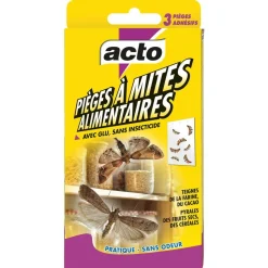 ACTO - Acto pièges à mites alimentaires - piège sans odeur et sans insecticide