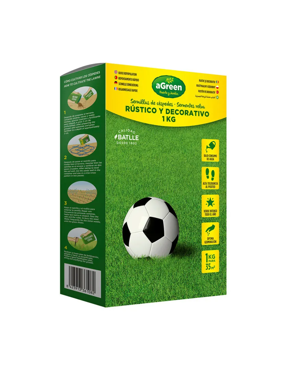 AGREEN - Gazon rustique et décoratif 1kg agreen