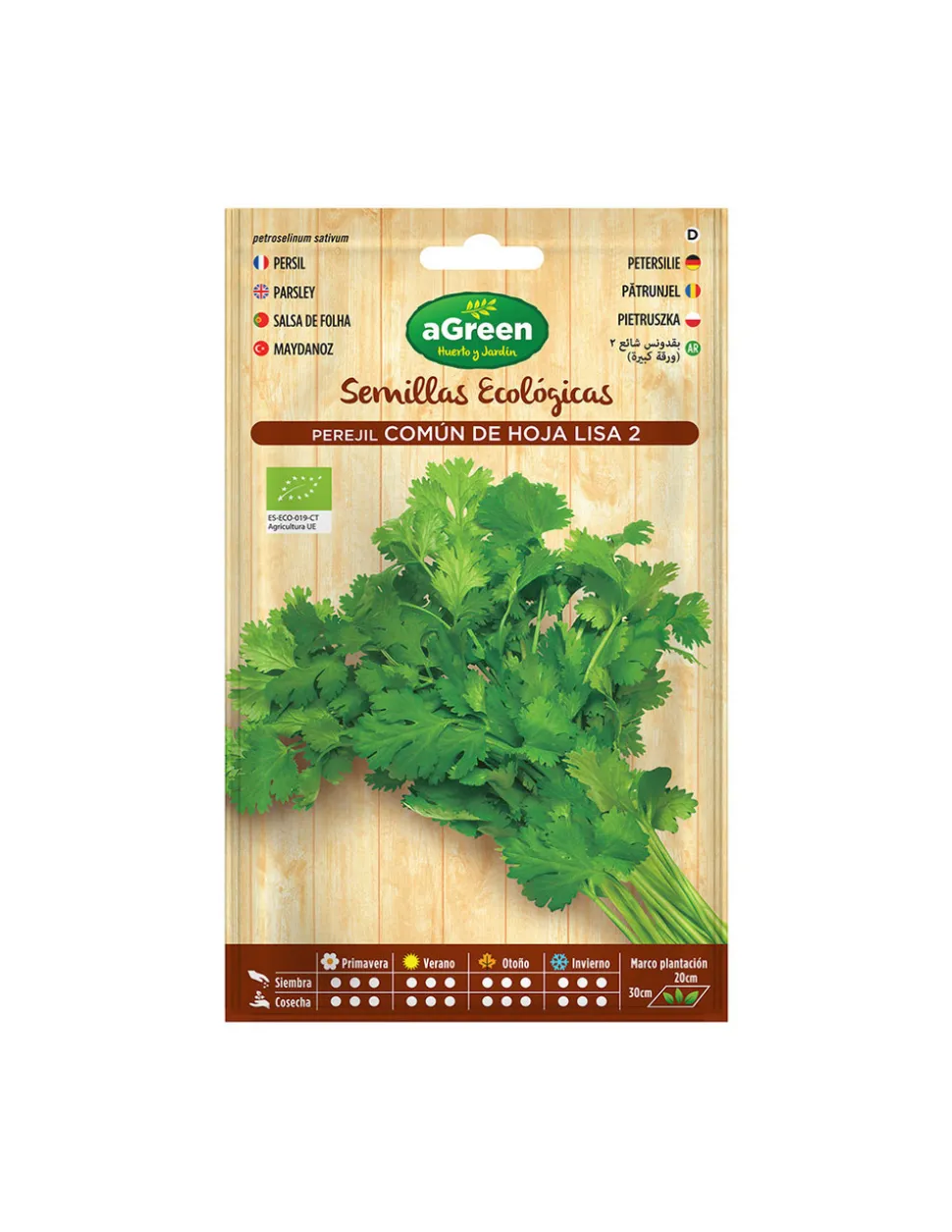 AGREEN - Sachet de semences eco persil commun agreen
