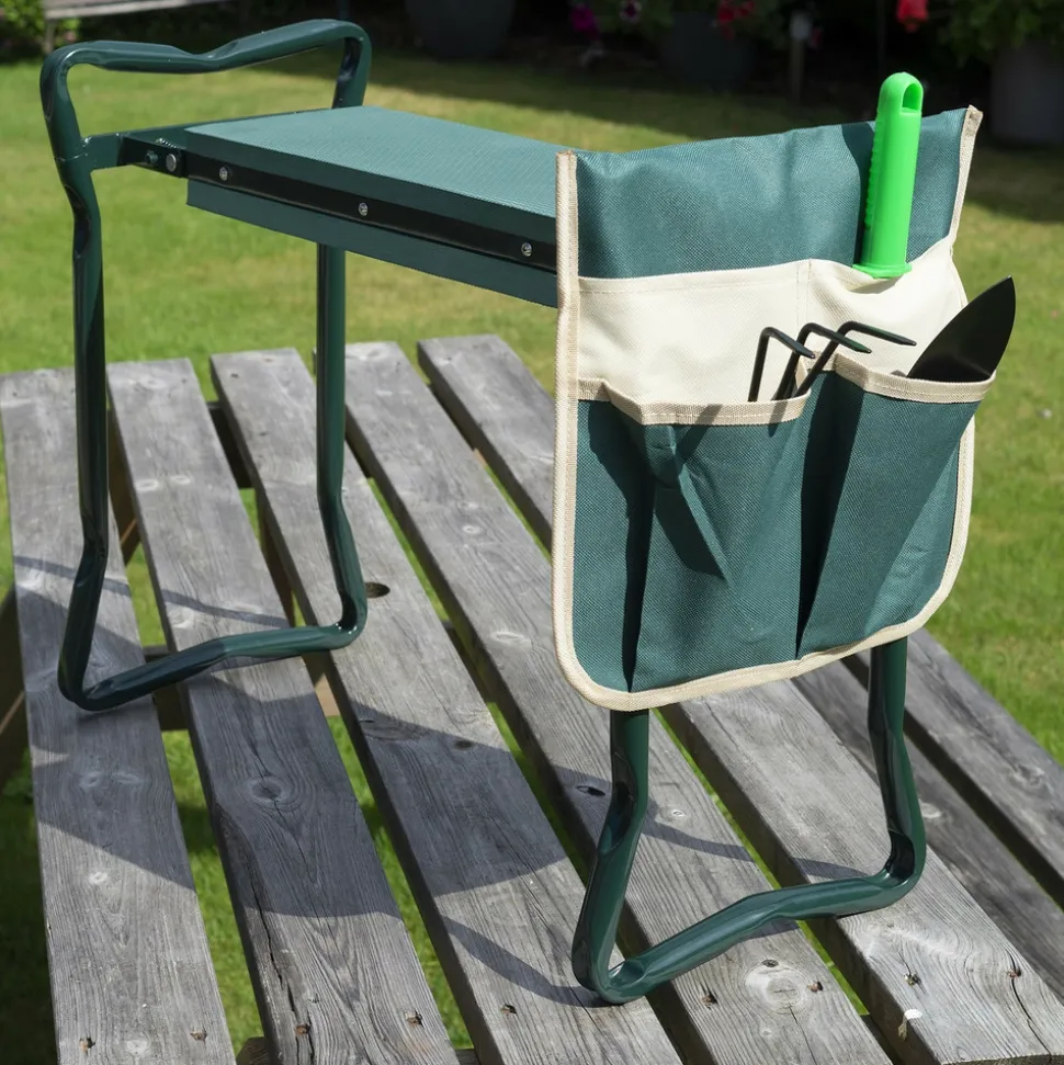 AIDAPT - Tabouret de jardin avec outils