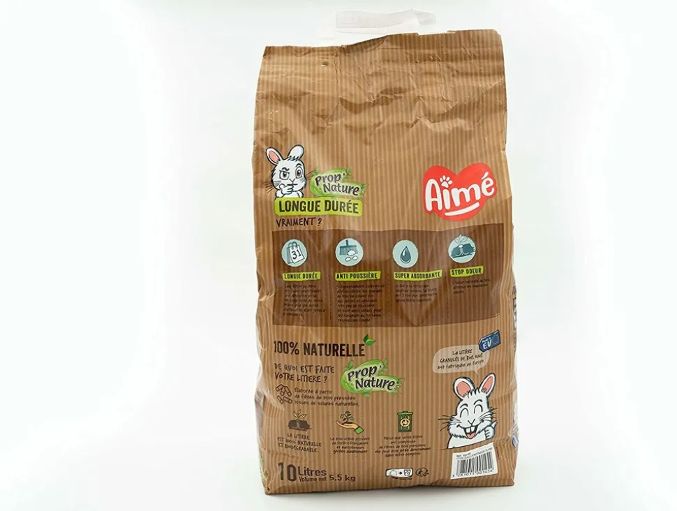 AIMÉ - Litière prop'nature rongeur 10l