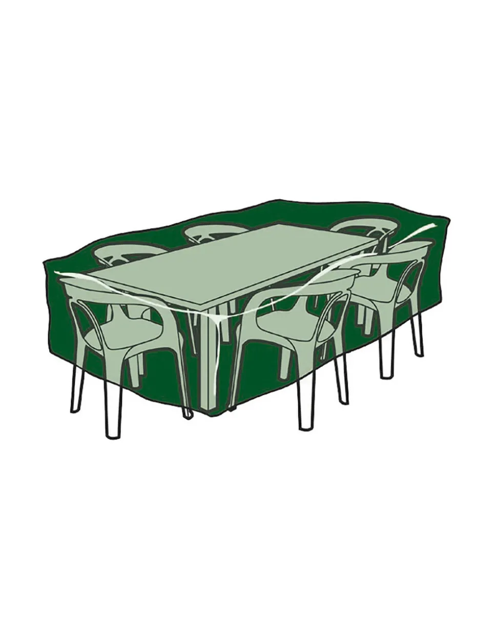 ALTADEX - Couvercle de protection. Housse table et chaise ø205x90cm 100gr/m²
