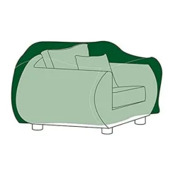ALTADEX - Housse de canapé vert polyester 130 x 90 x 70 cm