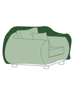 ALTADEX - Housse de protection housse fauteuil 130x90x70cm 240gr/m²