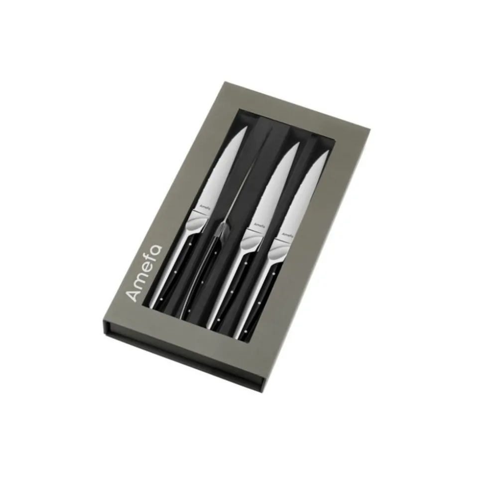 Amefa coffret de 4 couteaux à steak - 2540aamb02br4