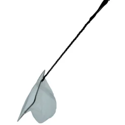 ANIMALLPARADISE - Epuisette filet blanc, maille fine, 20 cm x 16 x 53 cm, aquarium