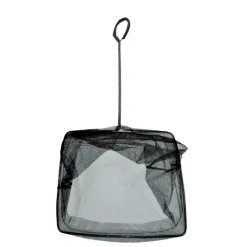 ANIMALLPARADISE - Epuisette filet noir, maille moyenne, 25 cm x 22 x 55 cm, aquarium