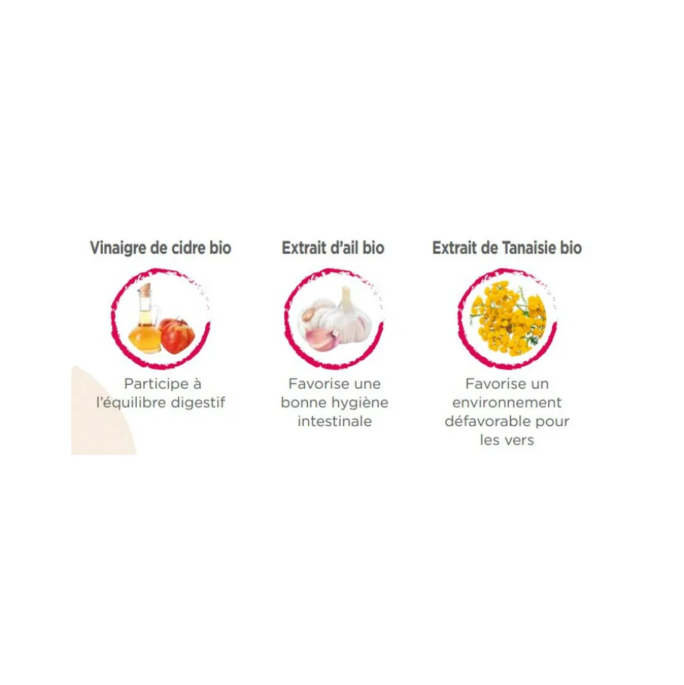 ANIMALLPARADISE - Natur' vers, contre les vers pour poules et canards 250 ml