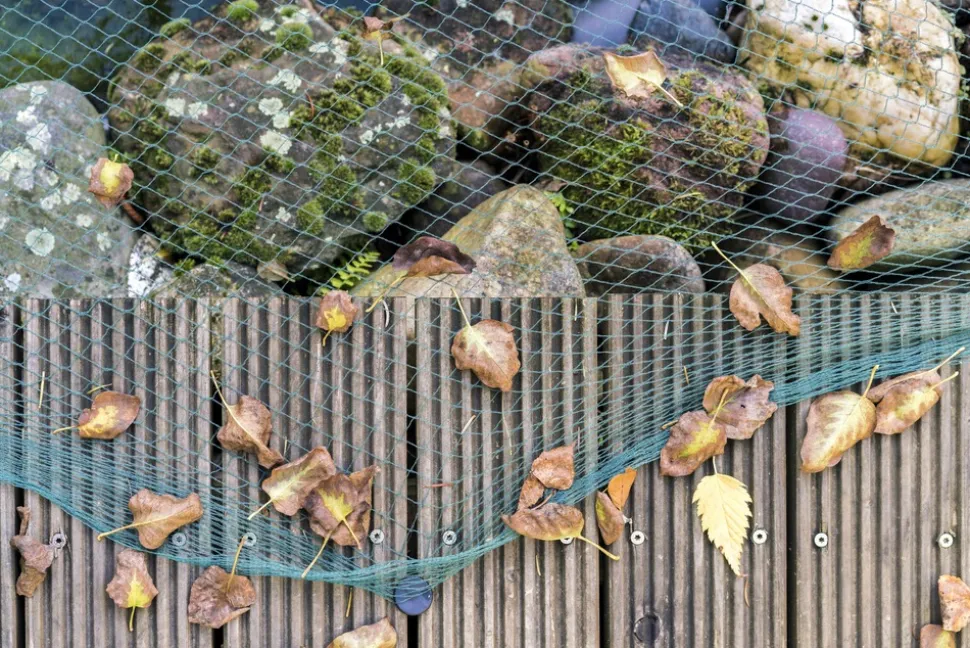 AQUAGART - Filet de bassin 16 m x 12 m filet à feuilles, filet, filet de protection contre les feuilles, robuste