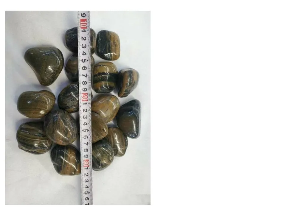 AQUAGART - 20 kg galets polis, gravier brillant, galets de rivière, cailloux, cailloux de jardin, gravier décoratif #