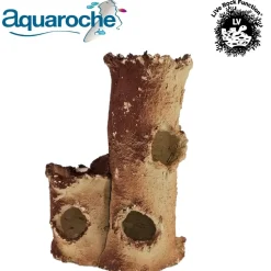AQUAROCHE - Double tronc pour aquarium 13 cm