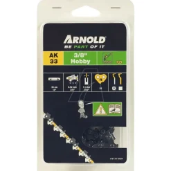 ARNOLD - Chaîne de tronçonneuse 3/8", 1,1 mm - 52 maillons d’entraineurs