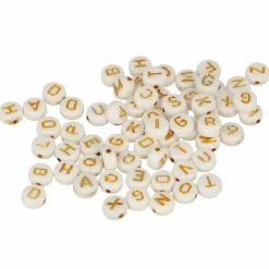 ARTEMIO - 300 perles blanches alphabet