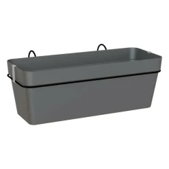 ARTEVASI - Artevasi - kit balcon jardiniere capri re 50cm v2 anthracite 50,2 x 28,5 x h20 cm - 1,45l