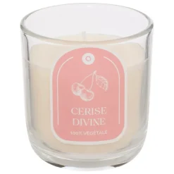 ATMOSPHERA CREATEUR D'INTERIEUR - Bougie parfumée " floa" cerise 210g