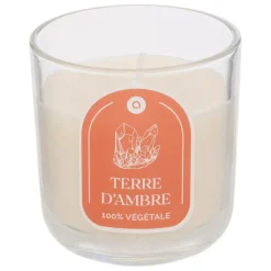 ATMOSPHERA CREATEUR D'INTERIEUR - Bougie parfumée " floa" ambre 115g