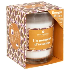 ATMOSPHERA CREATEUR D'INTERIEUR - Bougie parfumée avec bijou mily vanille 220g