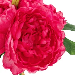 ATMOSPHERA CREATEUR D'INTERIEUR - Bouquet de 4 pivoines artificielles bely rose h31cm