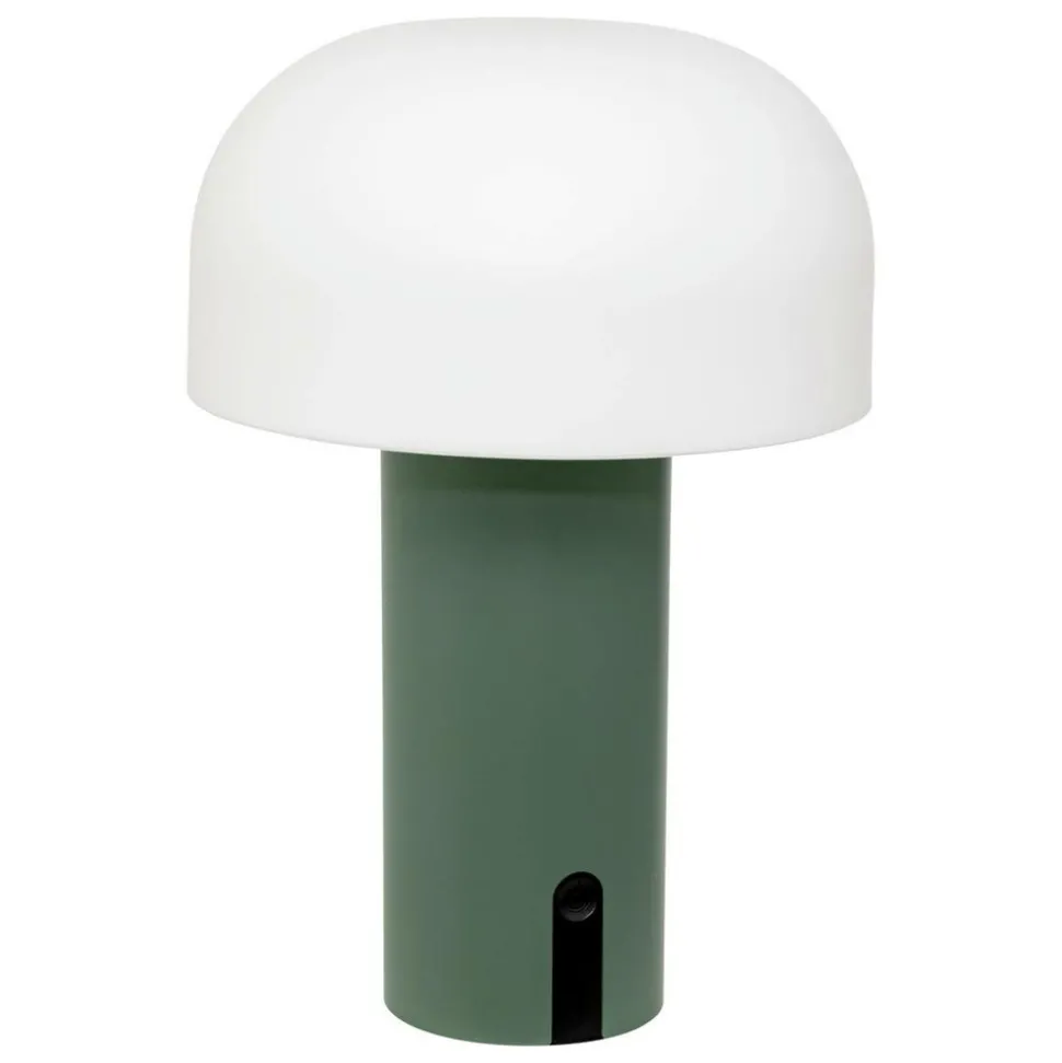 ATMOSPHERA CREATEUR D'INTERIEUR - Lampe usb d extérieurled "jany" vert olive h22cm
