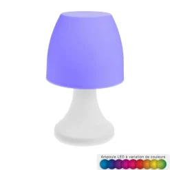 ATMOSPHERA CREATEUR D'INTERIEUR - Lampe outdoor "dokk" - multicolore h19 cm