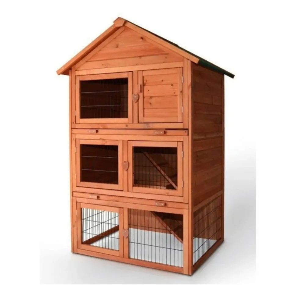 BB LOISIR - Cage clapier enclos pour lapins 106 x 83 x 160 cm-modele 029 jumbo