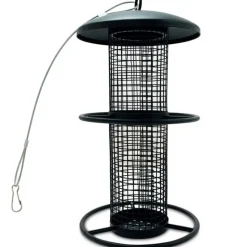 BB LOISIR - Mangeoire oiseaux extérieur à suspendre pour oiseaux sauvages pour jardin balcon distributeur de nourriture «34716 nourri-silo»