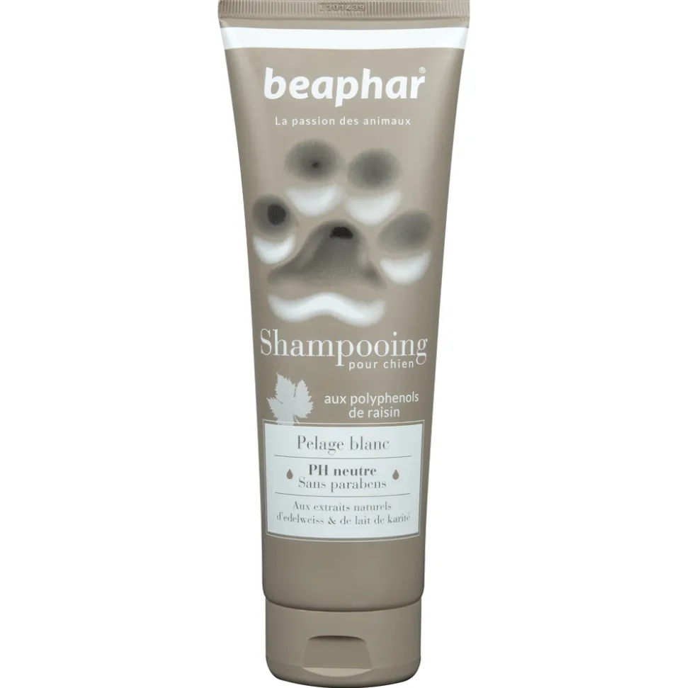 BEAPHAR - Shampoing pelage blanc pour chien : 250 ml