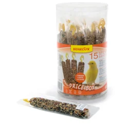 BENELUX - Friandises mix sticks pour canaris x15 - 55 g