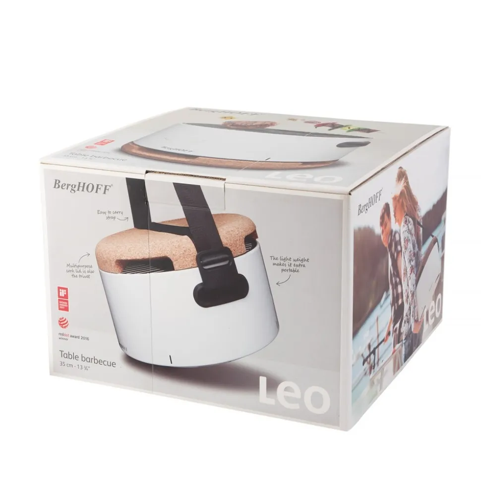 Berghoff barbecue à charbon portable blanc - 2415600