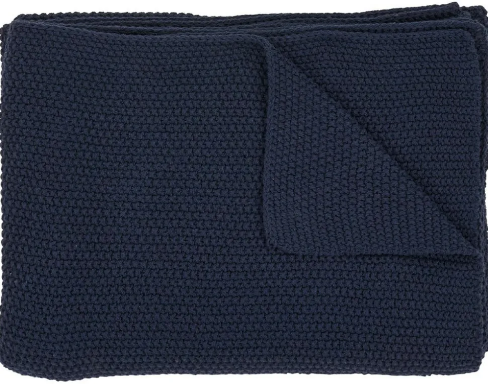 BEST MOBILIER - Adrano - plaid - 130x170 cm - en coton recyclé