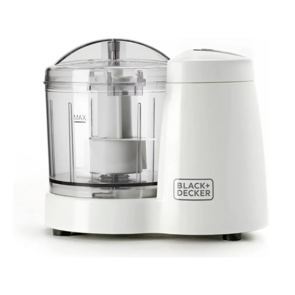 Black+decker mini-hachoir 0.35l 120w blanc - bxch120e