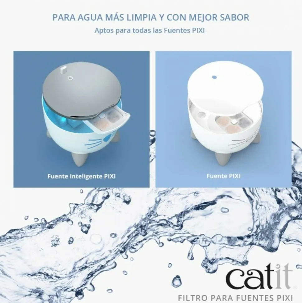 CATIT - Cat it lot de 6 filtres de rechange pour fontaine 43722