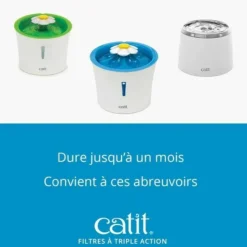 CAT IT - Filtre - catit - triple action - pack de 12 - eau propre - prévention maladies urinaires