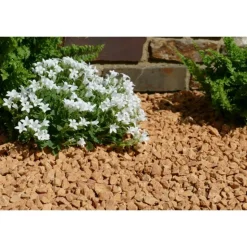 CLASSGARDEN - Gravier jaune saumon 10-15 pack de 5 m² - 20 sacs - 400 kg
