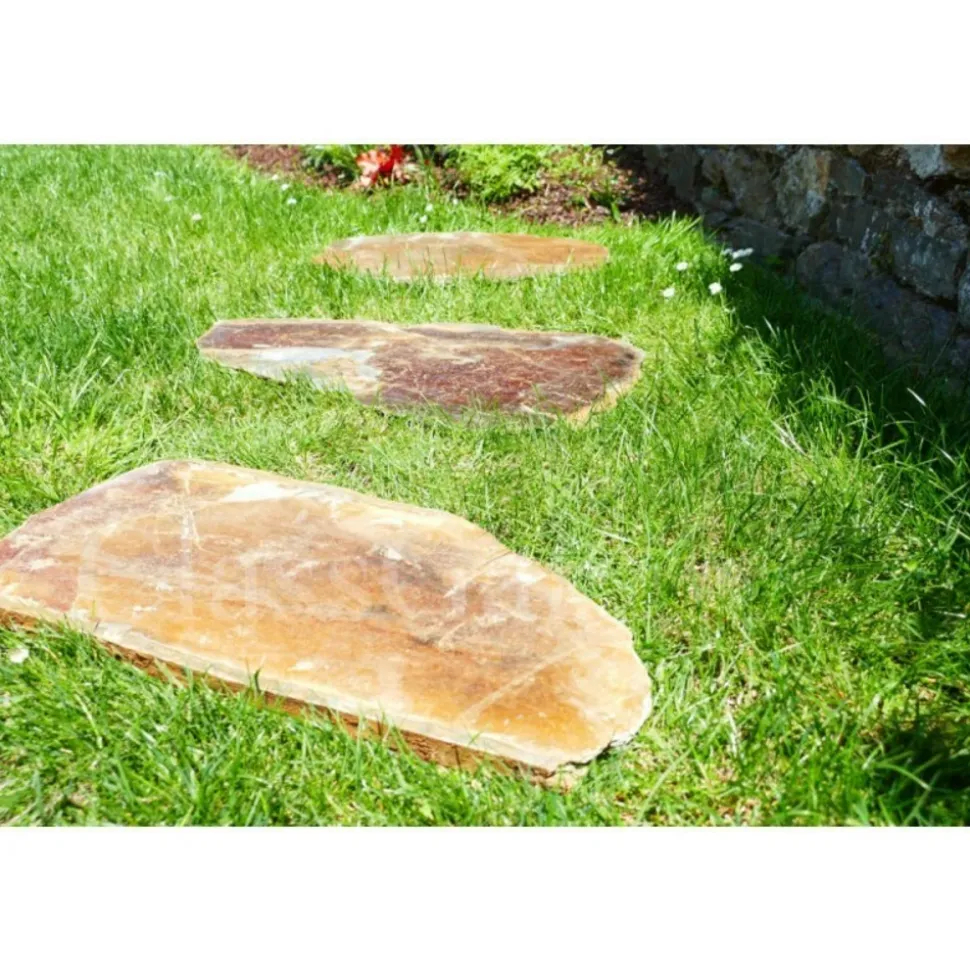 CLASSGARDEN - Pas japonais corten irrégulier - pack de 18 pièces
