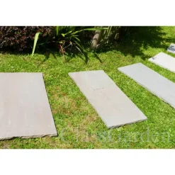 CLASSGARDEN - Pas japonais grès kandla multicolore 100x50 - pack de 18 pièces