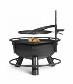 COOKKING - Braséro de jardin avec grille multifonctionnel bandito, avec grille de cuisson multifonction 50cm,111354