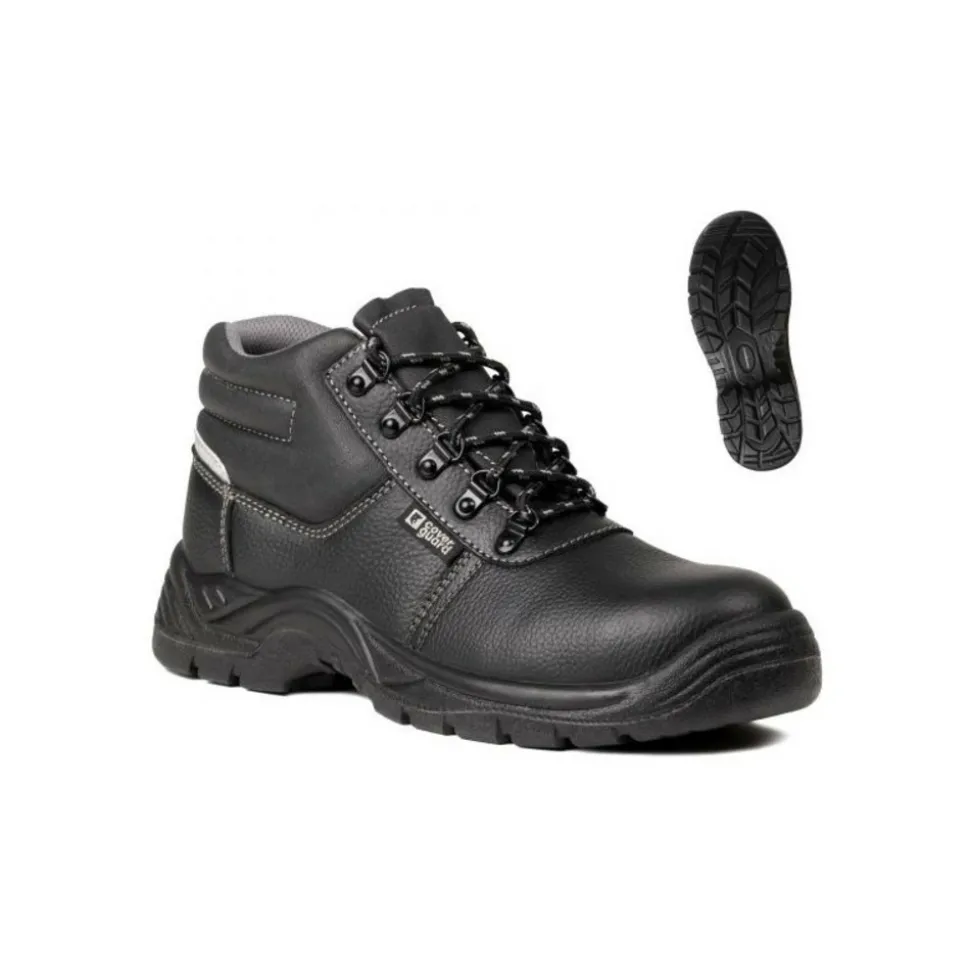 COVERGUARD - Chaussures de sécurité hautes en cuir pleine fleur agate ii s3 src noir p42 coverguard 9agh010042