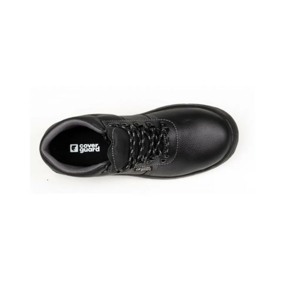 COVERGUARD - Chaussures de sécurité hautes en cuir pleine fleur agate ii s3 src noir p42 coverguard 9agh010042