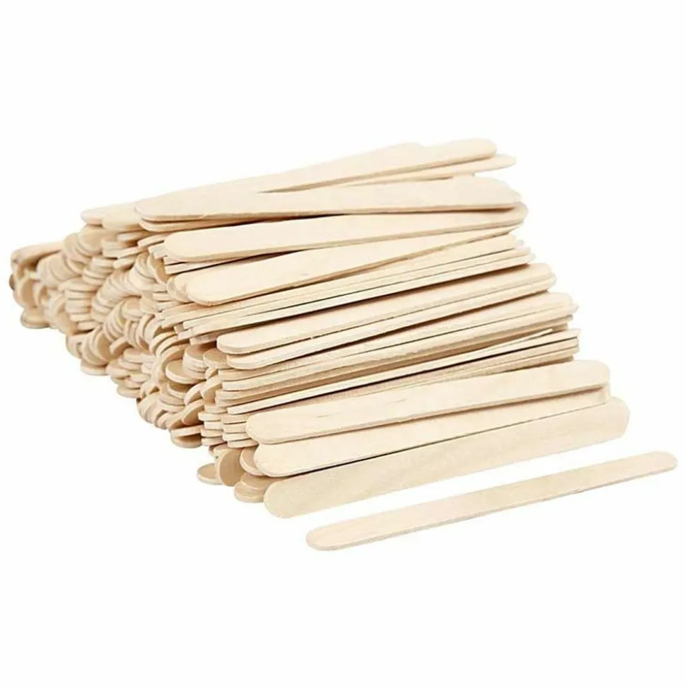 CREOTIME - 400 bâtonnets de bois 11,5 x 1 cm