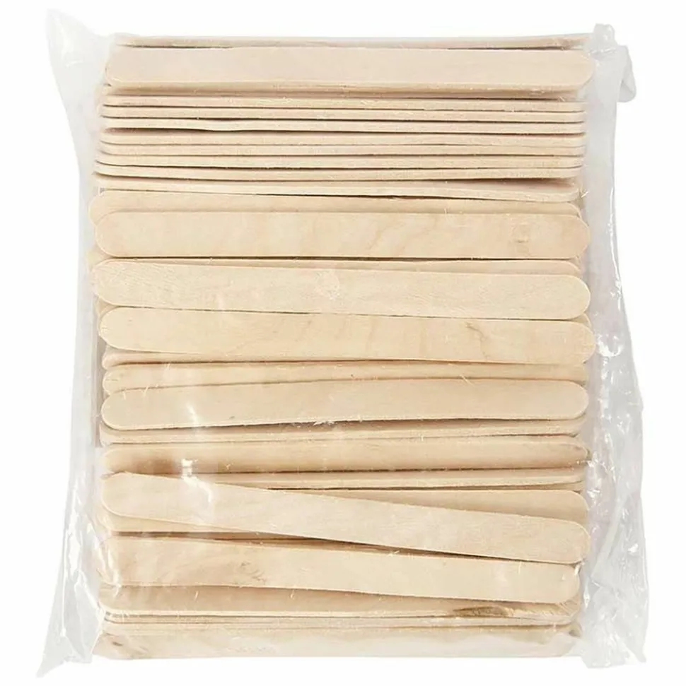 CREOTIME - 400 bâtonnets de bois 11,5 x 1 cm