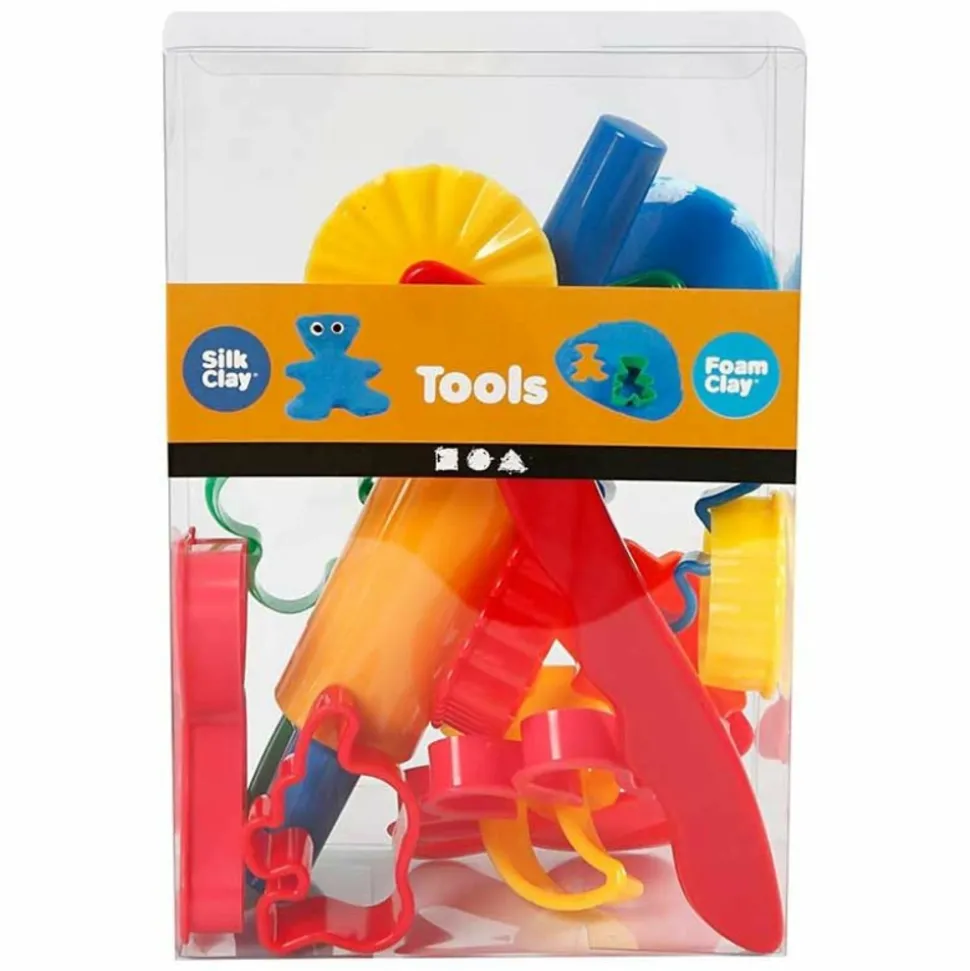CREOTIME - 15 outils de modelage pour pâte à modeler
