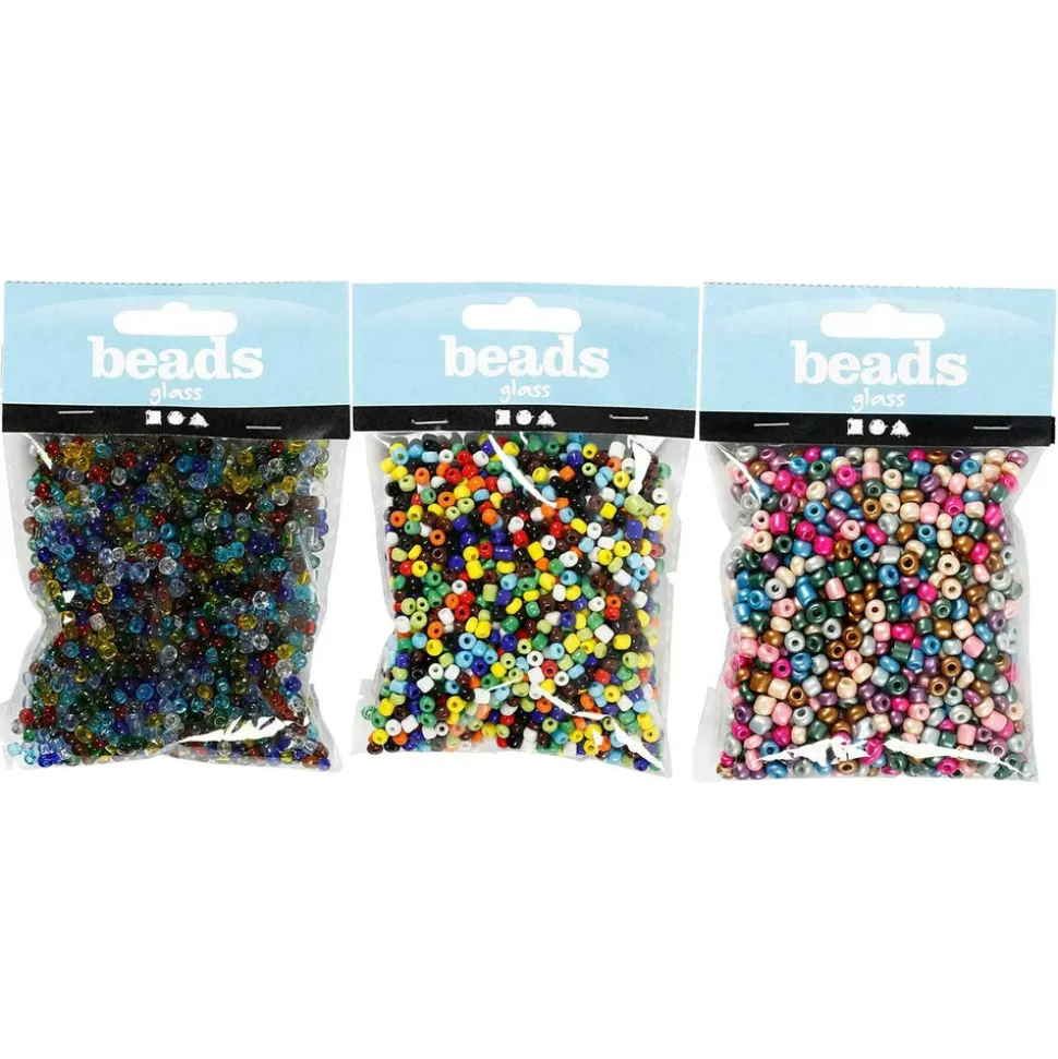 CREOTIME - Perles de rocaille ø 4 mm - 390 g
