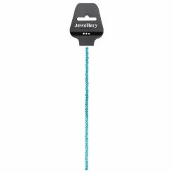 CREOTIME - 45 perles à facettes rondes ø 4 mm - turquoise