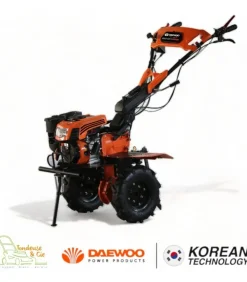 DAEWOO - Motoculteur thermique à traction 212cm3, largeur de travail jusqu'à 130cm, 2 vitesses av/1 ar, guidon ajustable - daewoo