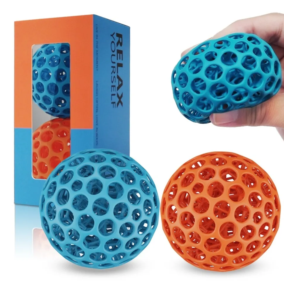 DOWNYPAWS - Boule de jouet pour chien imprimée 3d et résistante à la morsure