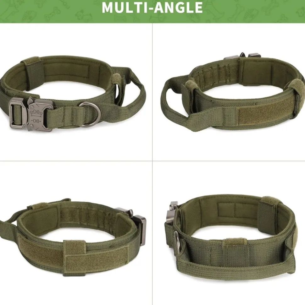 DOWNYPAWS - Collier de chien tactiqu