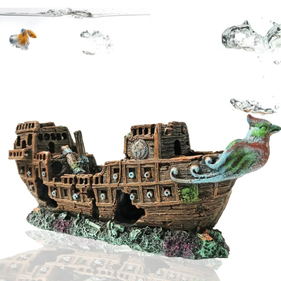 DOWNYPAWS - Décor aquarium résine